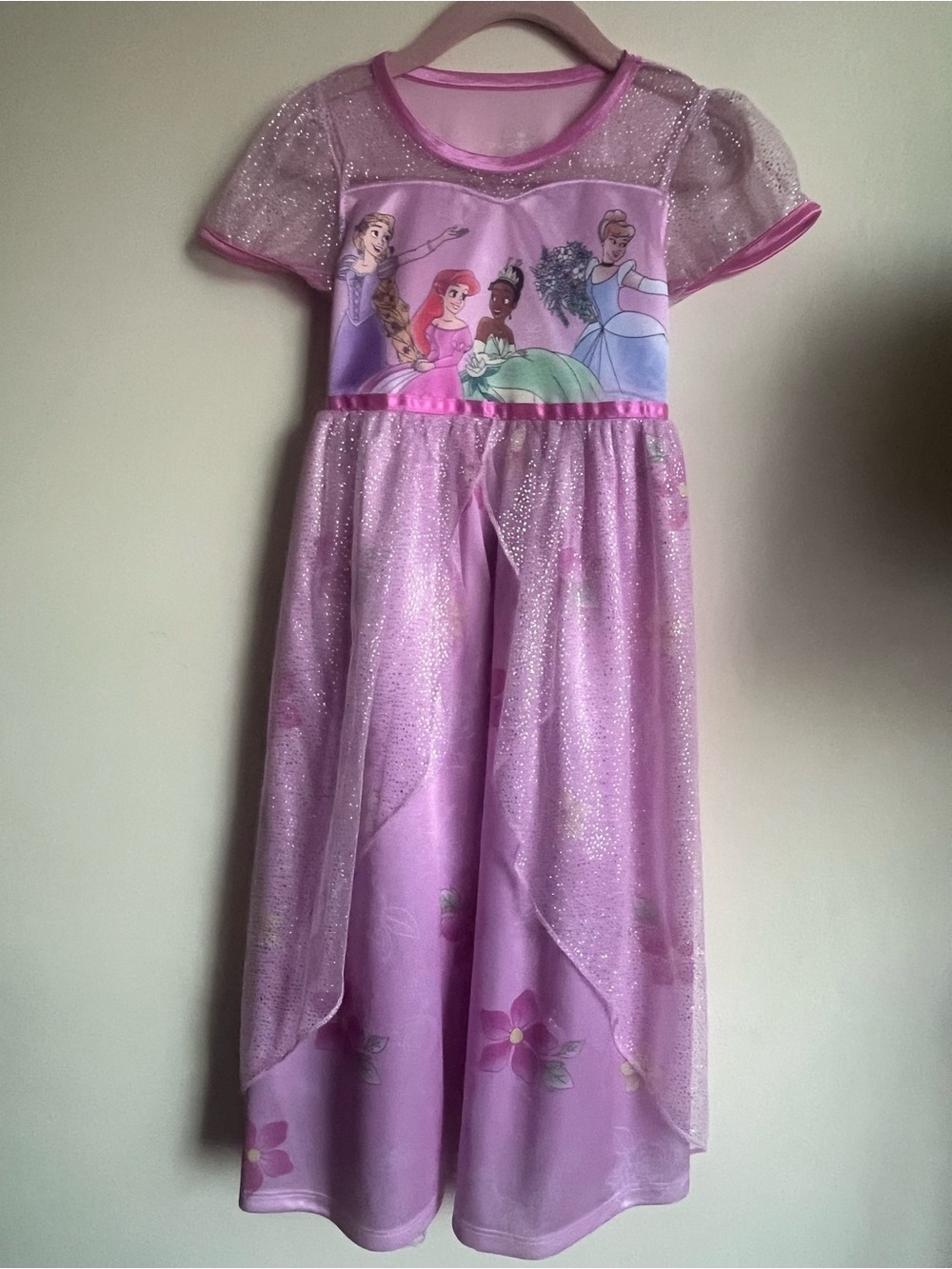 Prince Pink Glitter Princess Nightgown size 5